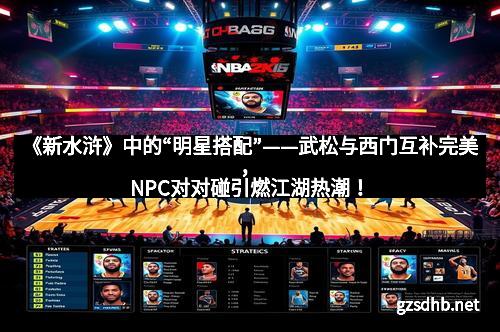 《新水浒》中的“明星搭配”——武松与西门互补完美，NPC对对碰引燃江湖热潮！